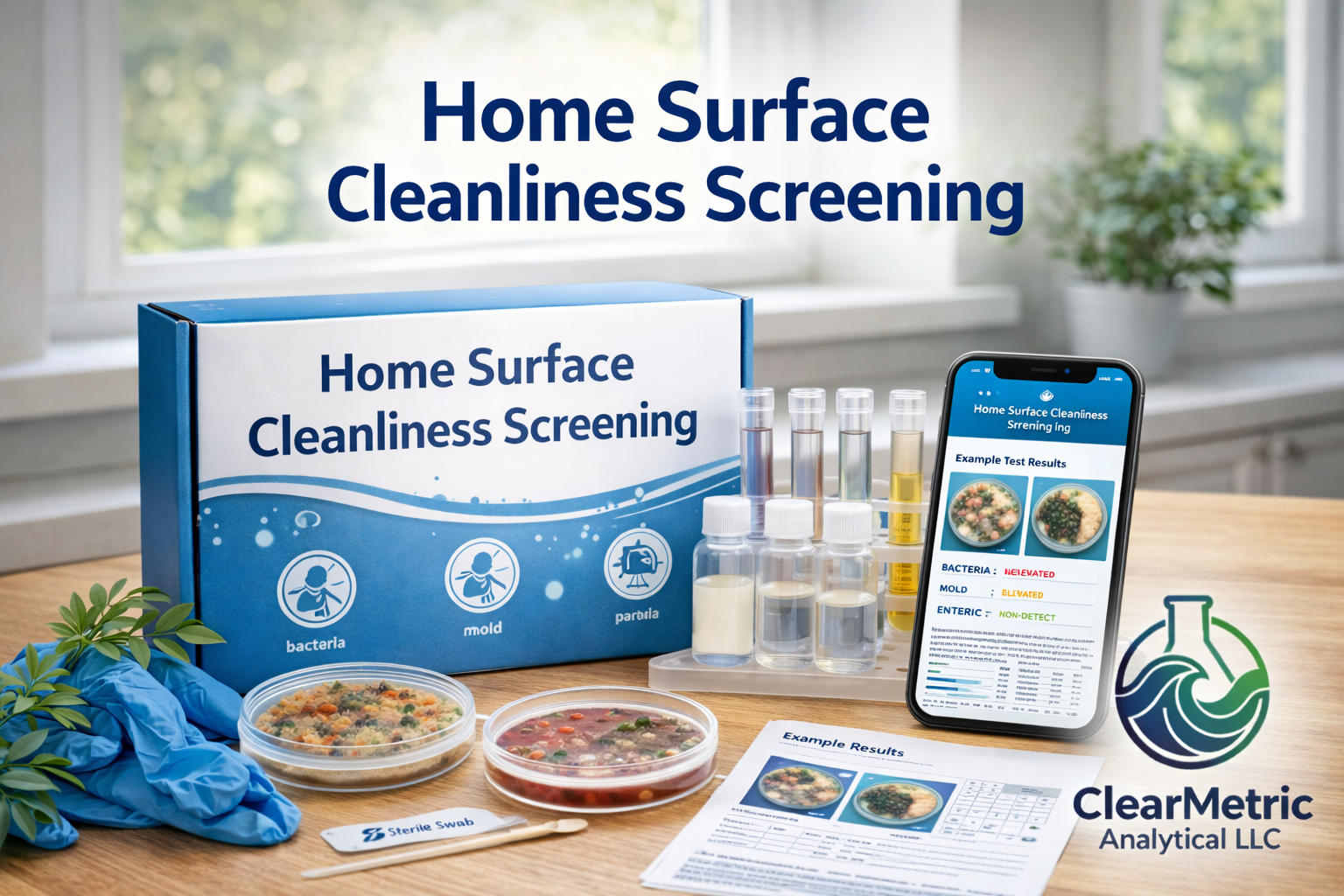 Home Surface Cleanliness Screening | Professional Household Hygiene Analysis